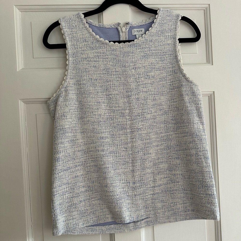 Jcrew tank with ric Rac detail